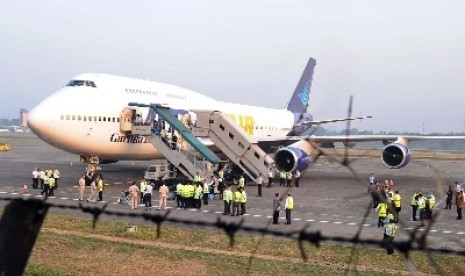 Pesawat Garuda Indonesia.