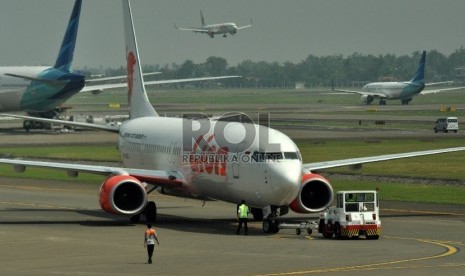 Pesawat maskapai Lion Air.