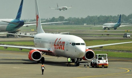 Pesawat maskapai Lion Air.