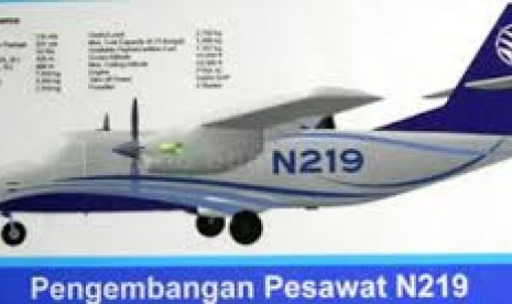 Pesawat N-219 buatan PT Dirgantara Indonesia.