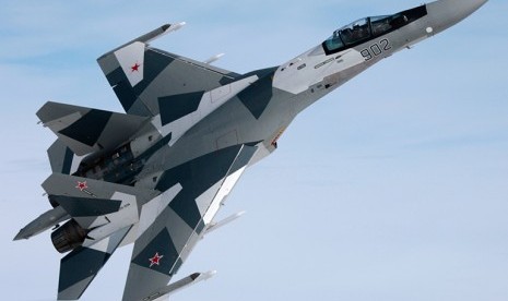 Pesawat Sukhoi SU-35.