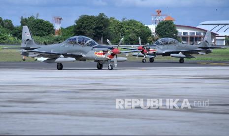 Pesawat Super Tucano.