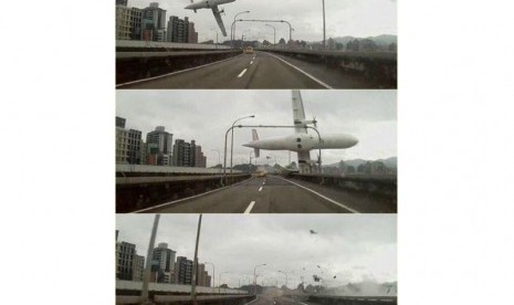 Pesawat TransAsia Airways mengalami kecelakaan pada Rabu (4/2).