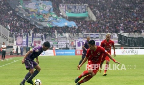 Salah satu pertandingan Kalteng Putra di Liga 2 2018.