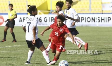 Pertandingan sepak bola putri di Asia Tenggara (ilustrasi). 