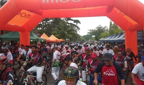 Peserta Gowes Nusantara 2019 Tarakan.