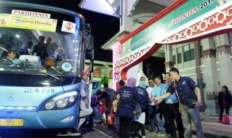 Peserta Mudik Balik Bareng Honda tiba di Semarang