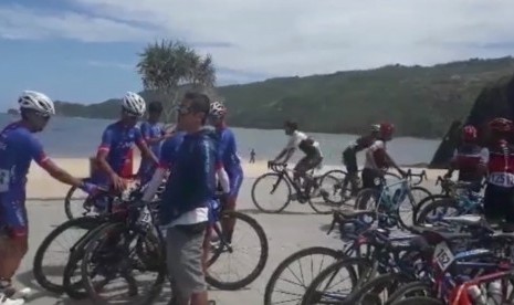 Peserta Tour de Lombok Mandalika (TdLM) 2018