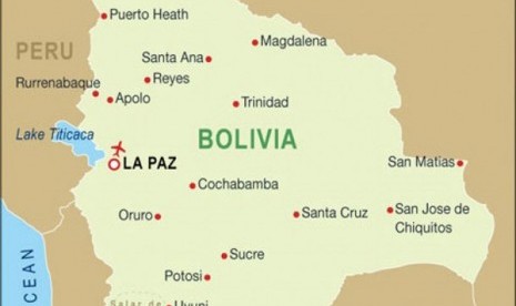 Peta Bolivia