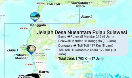 Peta Jelajah Desa Nusantara.