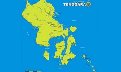 Peta Sulawesi Tenggara