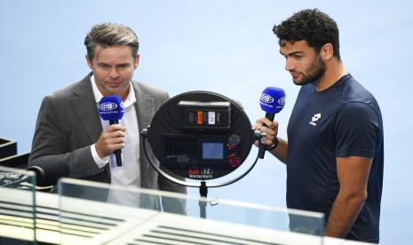 Petenis Italia, Matteo Berrettini mundur di babak keempat Australia Open saat menghadapi Stefanos Tsitsipas.