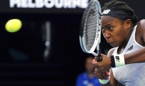 Bintang tenis remaja Amerika Serikat (AS), Coco Gauff, muncul di sebuah aksi protes di kota kelahirannya di Delray Beach, Florida (Foto: Coco Gauff)