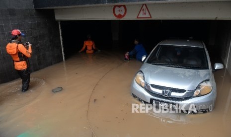 Banjir di Kemang (ilustrasi)