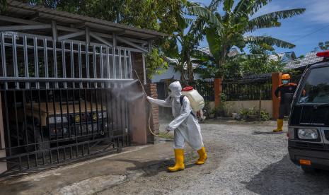 Permintaan Penyemprotan Disinfektan ke BPBD Sukabumi Tinggi (ilustrasi).