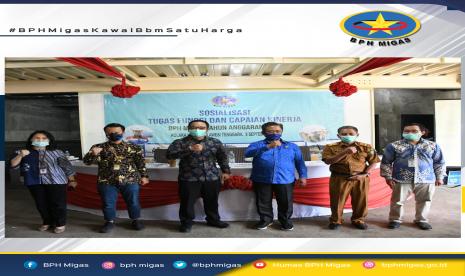 PH Migas menggelar Sosialisasi Tugas, Fungsi dan Capaian Kinerja BPH Migas Tahun Anggaran 2020 yang bertempat di Lasusua, Kabupaten Kolaka Utara, Sulawesi Tenggara Selasa (8/9).