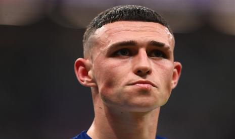 Pemain muda Manchester City, Phil Foden. Foden, akan absen dalam pertandingan kandang Liga Primer Inggris melawan Liverpool pada Sabtu (1/4/2023) setelah menjalani operasi pengangkatan usus buntu.