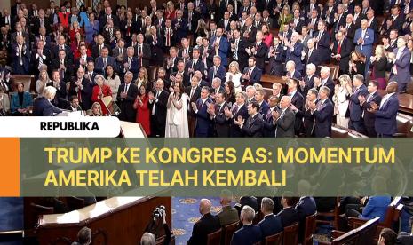 Pidato Presiden AS Donald Trump di Kongres