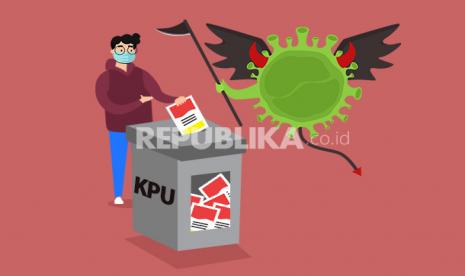 Pilkada serentak 2020 berlangsung saat pandemi Covid-19 belum reda.