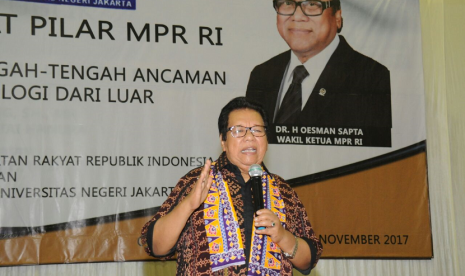 Pimpinan Badan Sosialisasi Majelis Permusyawaratan Rakyat Republik Indonesia (MPR RI) Bachtiar Aly.