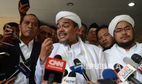 Pimpinan Front Pembela Islam (FPI) Rizieq Shihab.