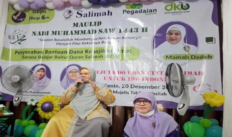  Pimpinan Pusat Persudaraan Muslimah (PP Salimah) kembali menggelar tabligh akbar memperingati Maulid Nabi Muhammad SAW.