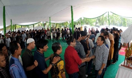 Pimpinan Redaksi Harian Umum Republika menggelar acara halal bihalal atau ramah tamah di Republika, Jakarta, Senin (27/7).