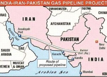 Pipa minyak dari Iran ke India