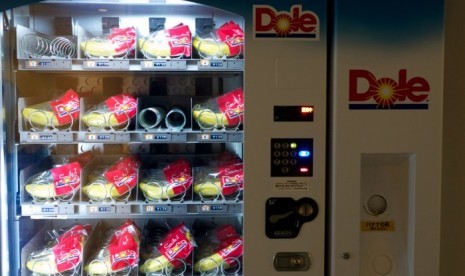 Pisang dalam vending machine