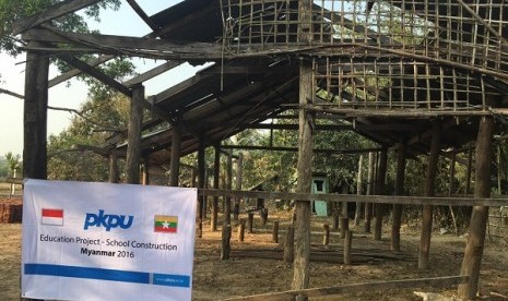 PKPU Bangun Sekolah di Desa Hla Ma Chae, Sittwe