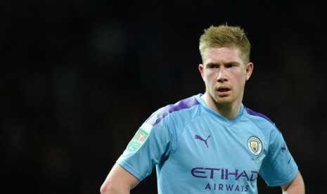 Gelandang Manchester City Kevin De Bruyne.