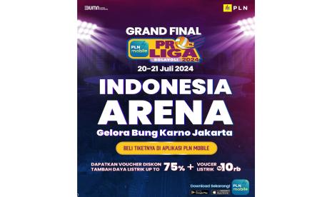 PLN Mobile Proliga 2024 telah memasuki babak grand final yang diselenggarakan pada tanggal 20-21 Juli 2024