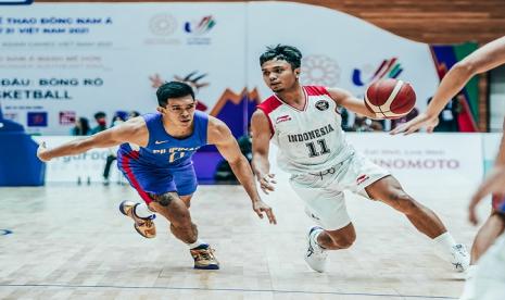 Point guard timnas basket Indonesia Yudha Saputera.