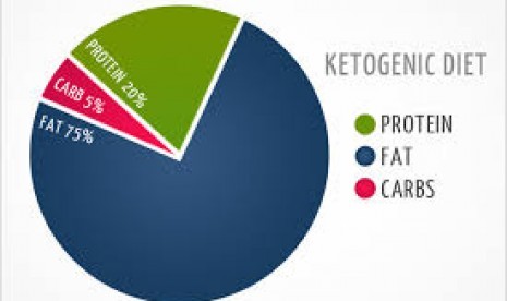 Pola makan diet ketogenik.