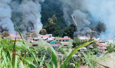 Polda Papua sebut KKB Bakar SD, Puskesmas dn Pasar Kiwirok di Pegunungan Bintang