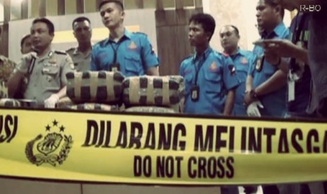 Polisi berhasil menyita 219 Kg Ganja Kering siap edar