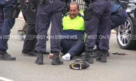 Polisi menangkap pria Sydney yang diduga menembak mati imigran Palestina Saif Jouda.