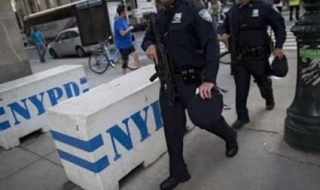 Polisi New York (ilustrasi). Polisi New York bernama Baimadajie Angwang ditangkap atas tuduhan menjadi mata-mata.