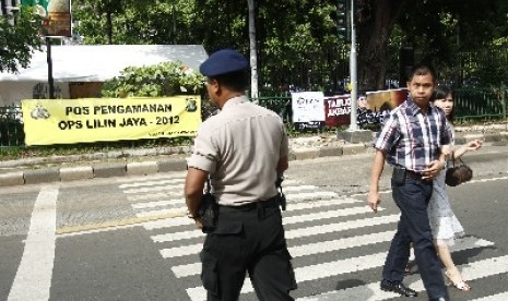 Polisi tingkatkan pengamanan di sekitar Gereja Katedral Jakarta