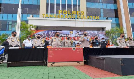 Polres Tangerang Selatan mengamankan 25 tersangka dari 17 kasus tindak pidana. (Ilustrasi)