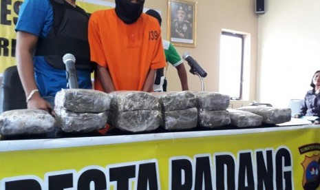 Kepolisian berhasil meringkus pengedar ganja dalam bentuk paket (ilustrasi)