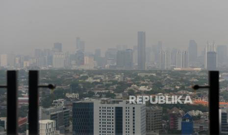 Kualitas udara di DKI Jakarta berada dalam kategori tidak sehat, (ilustrasi)