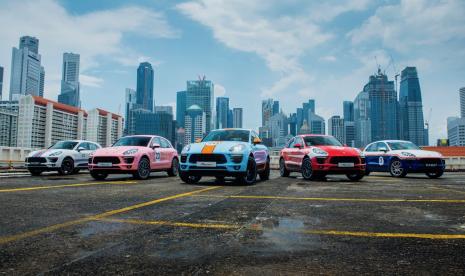 Porsche Macans di Singapura.