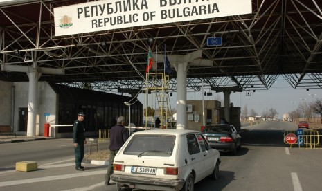 Pos pemeriksaan perbatasan Kapitan Andreevo yang menghubungkan Bulgaria dengan Turki.