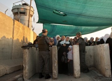 Pos Penjagaan Israel menuju Masjid Al Aqsha