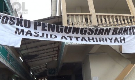 Posko Banjir Masjid At-Taqwa At-Thahiriyah.