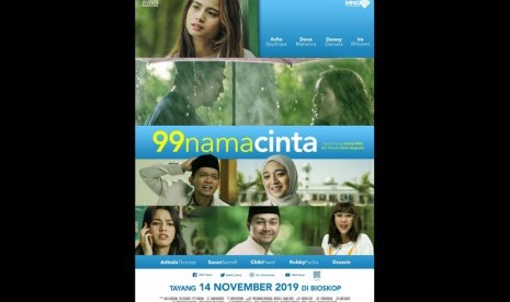 Poster film 99 Nama Cinta. 