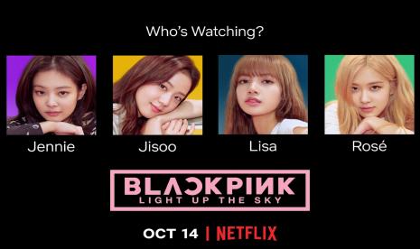 Poster film Blackpink: Light Up The Sky!.