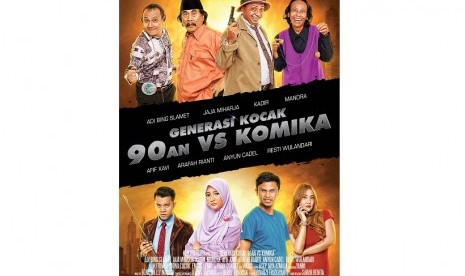 Poster film Generasi Kocak: 90-an vs Komika