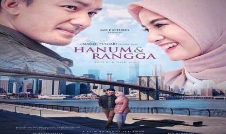 Poster film Hanum dan Rangga (Faith and the City)